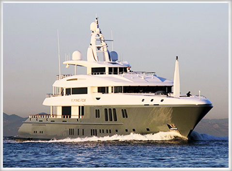 Image of the super yacht Flying Fox